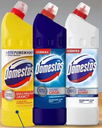 Soluții de curățat WC DOMESTOS, sortimente, 1 l, Ungaria; anterior până la 165 UAH; card METRO, numai în magazine, în limita stocului