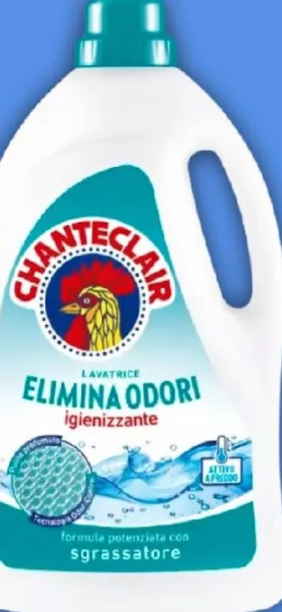 Гель для стирки Chanteclair Elimina Odori с нейтрализатором запахов, Италия, 1,575 л; ограниченный запас, пока есть; не все магазины