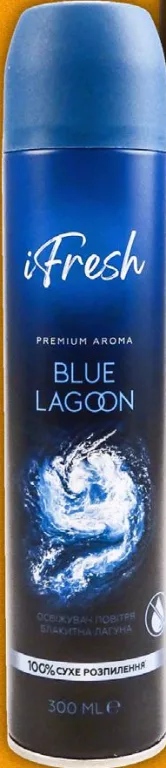 Освежитель воздуха iFresh, ассорт.: Blue Lagoon, Golden Sandal; 300 мл; VARUS PERFECT: карта/приложение с активным №; 08–14.10.26 (низ:08.14.26); ограниченный запас, пока есть; не все магазины