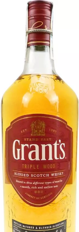 Виски Grant’s Triple Wood, 1 л, Великобритания; только 09.10.2026, количество ограничено; ограниченный запас, пока есть; не все магазины