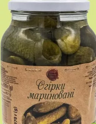 Огурцы маринованные Вигода, 970 г; акц. запас ограничен; не все VARUS; до исчерпания запасов