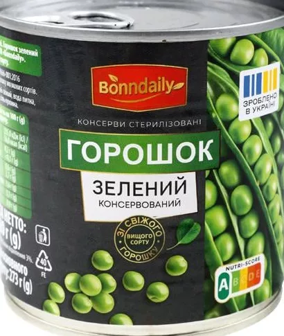 Кукуруза / горошек Bonndaily консервированные, 340 / 420 г; запасы ограничены, не все магазины, до исчерпания