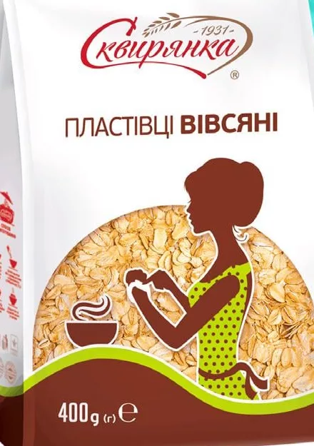Хлопья овсяные Сквирянка / Ніжнесенькі (от 3 лет), 300 / 400 г; цена от; значок 15%; запасы ограничены, не все магазины, до исчерпания