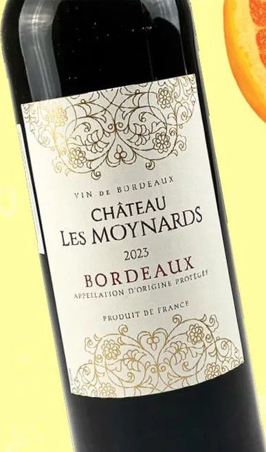 Вино Шанте ле Мойнардс, фото Château Les Moynards Bordeaux, красное сухое, 0.75л; избыток алкоголя вреден; запас ограничен, пока есть, не все магазины