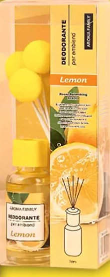 Диффузор Aroma Family, ассортимент Ocean/Lemon, 50мл; запас ограничен, пока есть, не все магазины