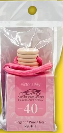 Освіжувач повітря автомобільний Victoria Key, асорті, 8мл; запас обмежений, доки є, не всі магазини