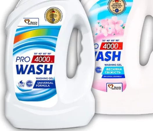 Гель для стирки Pro Wash универсальный, ассортимент Universal Formula/весенняя свежесть, 4л; запас ограничен, пока есть, не все магазины