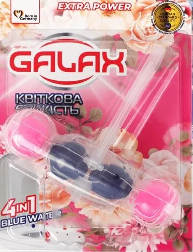 Туалетный блок Galax Цветочная свежесть/Океанская свежесть, 55г; запас ограничен, пока есть, не все магазины