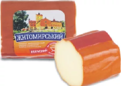 ЖИТОМИРСЬКИЙ МК Плавленый копченый колбасный сырный продукт 40%, 1 кг; Харьков/обл.; запас огранич.; не все магаз.; цена полки в день покупки