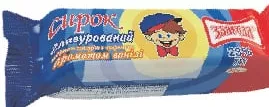 ЗЛАГОДА Глазированный сырок; фото: ваниль; общий текст: с начинкой, 15/23%, 36/40 г; Харьков/обл.; запас огранич.; не все магаз.; цена полки в день покупки