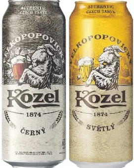 VELKOPOPOVICKÝ Kozel Пиво тёмное / светлое, 0,5 л; Харьков/обл.; 01–14.10.2026; запас ограничен; не все магазины; цена на полке в день покупки
