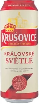 KRUŠOVICE Пиво светлое Královské Světlé, 0,5 л; Харьков/обл.; 01–14.10.2026; запас ограничен; не все магазины; цена на полке в день покупки