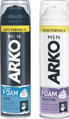 ARKO MEN Піна для гоління Cool / Sensitive, 200 мл; Харків/обл.; 01–14.10.2026; запас обмежений; не всі магазини; ціна на полиці в день купівлі