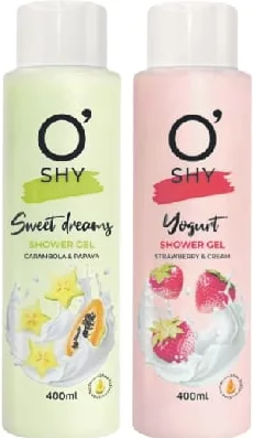 O’SHY Гель для душу Sweet Dreams / Yogurt, 400 мл; Харків/обл.; 01–14.10.2026; запас обмежений; не всі магазини; ціна на полиці в день купівлі