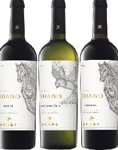 SHABO Вино сухе червоне/біле, 12,2–13,8%, 0,75 л. Лише з карткою Посад; Харків/обл.; не всі магазини, запас обмежений; ціна на полиці в день купівлі визначальна.