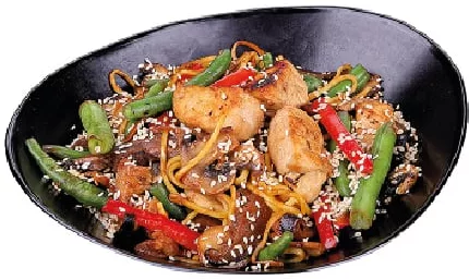 ПОСАД Локшина з куркою та грибами, 100 г; Харків/обл.; обмежено, не всі магазини; ціна на ціннику при купівлі