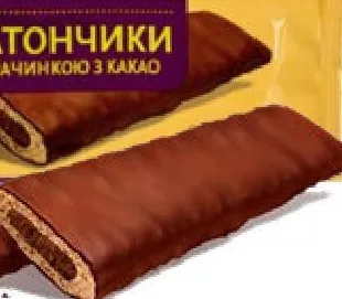 Традиція Baton cu cacao în glazură neagră, 35 g | 01–14.10.2026; în limita stocului; nu toate magazinele; prețuri variabile; fără puncte Rodyna.