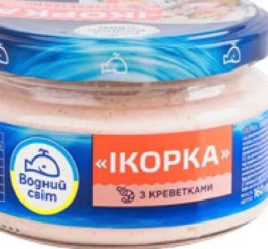 Водний світ Pastă cu calmar și creveți Ikorka, 160 g | 01–14.10.2026; în limita stocului; nu toate magazinele; prețuri variabile; fără puncte Rodyna.