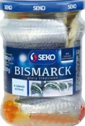 Seko File de hering marinat Bismarck, 400 g | 01–14.10.2026; în limita stocului; nu toate magazinele; prețuri variabile; fără puncte Rodyna.