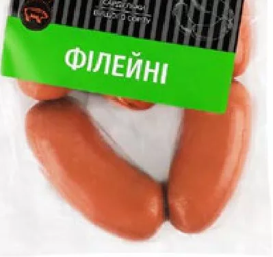 М’ясовита Crenvurști groși din file, 100 g; 01–14.10.2026; în limita stocului; nu în toate magazinele; prețuri variabile; fără puncte Rodyna