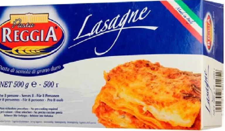 Reggia Макароны Lasagne, лазанья, 500 г; 01–14.10.2026; пока есть запас; не все магазины; цены могут меняться; без баллов «Родина»
