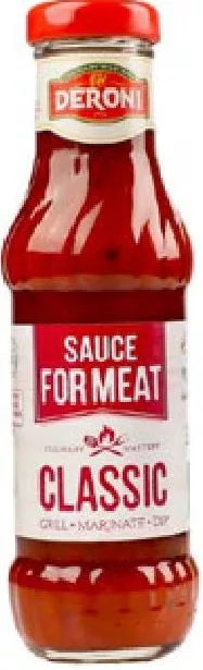 Deroni Sos chili dulce, 340 g (foto: Sauce for Meat Classic); 01–14.10.2026; în limita stocului; nu în toate magazinele; prețuri variabile; fără puncte Rodyna