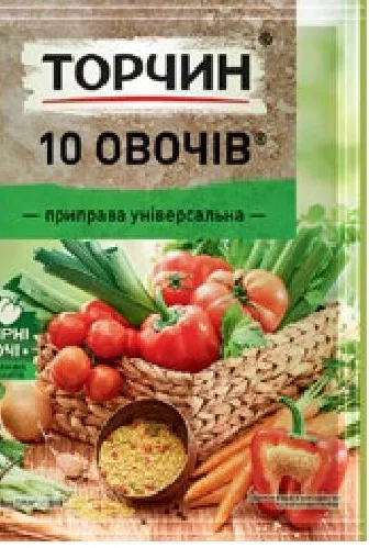 Торчин Condiment universal 10 legume, 60 g; 01–14.10.2026; în limita stocului; nu în toate magazinele; prețuri variabile; fără puncte Rodyna