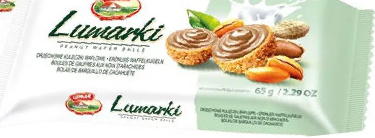 Lumarki Biluțe de napolitană cu cocos, 60 g / nuci, 65 g; 01–14.10.2026; în limita stocului; nu în toate magazinele; prețuri variabile; fără puncte Rodyna