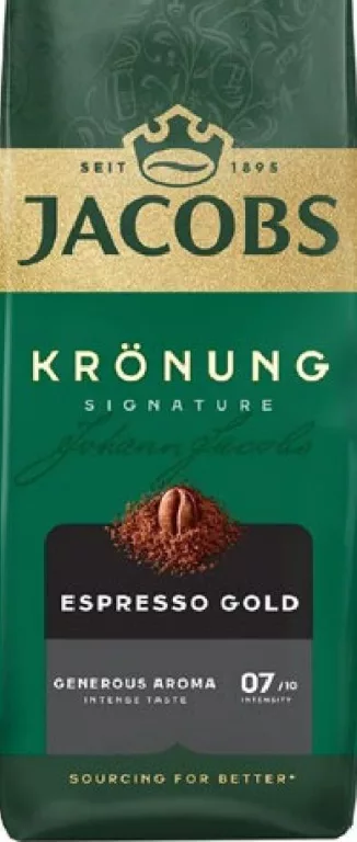 Jacobs Cafea măcinată Kronung Espresso, 200 g | 01–14.10.26; în limita stocului; nu în toate magazinele; prețuri variabile; fără puncte Rodyna.