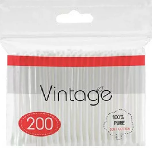 Vintage Ватные палочки, 200 шт.; запас огранич.; не все магазины; цены изменяемы; без баллов «Родина»