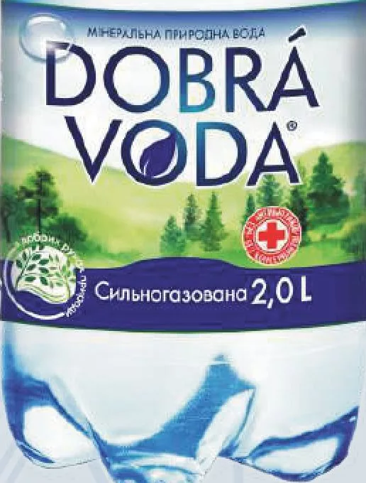 Dobra Voda Apă puternic carbogazoasă, 2 l; 2=1; 14,99 UAH/buc. la 2; o bucată 29,99 UAH; la 2, −50% fiecare