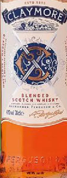 Claymore Whisky blended 40%, 0,7 l, Scoția; 05–18.10.26/în limita stocului; excesul de alcool dăunează sănătății