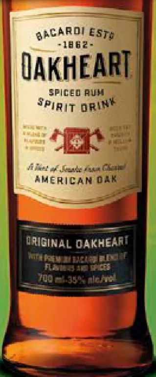 Bacardi Oakheart Original Băutură spirtoasă pe bază de rom, 35%, 0,7 l; −20%; 05–18.10.2026 sau până la epuizarea stocurilor; Consumul excesiv de alcool dăunează sănătății