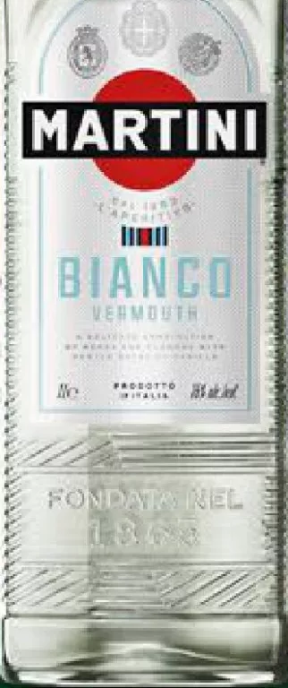 Martini Bianco Vermut, 15%, 1 l (Italia); −21%; 05–18.10.2026 sau până la epuizarea stocurilor; Consumul excesiv de alcool dăunează sănătății