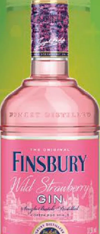 Finsbury Wild Strawberry Gin, 37,5%, 0,7 l (Germania); −35%; 05–18.10.2026 sau până la epuizarea stocurilor; Consumul excesiv de alcool dăunează sănătății