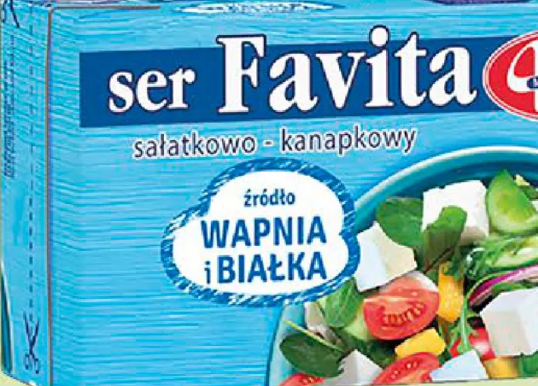 Mlekovita Brânză moale în saramură Favita, 18%, 270 g, Polonia