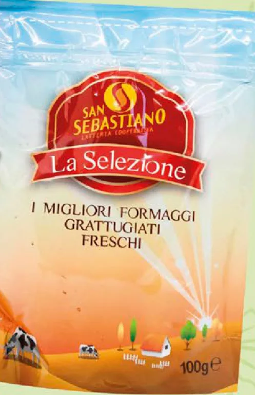 San Sebastiano La Selezione Amestec ras de brânzeturi tari 32%, 100 g (Italia); −20%