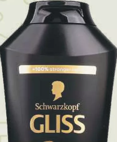 Schwarzkopf Gliss Шампунь зміцнювальний для сухого волосся, 400 мл; −21%; 28.09–18.10.2026/до вичерпання; окремі магазини; ціни змінні; стара=середня мережі до акції