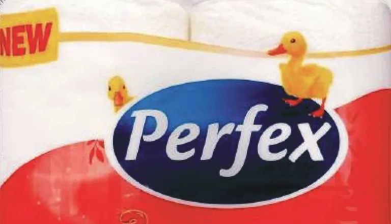 Perfex Папір туалетний тришаровий, 120 відривів, 4 рулони; −22%; 28.09–18.10.2026/до вичерпання; окремі магазини; ціни змінні; стара=середня мережі до акції