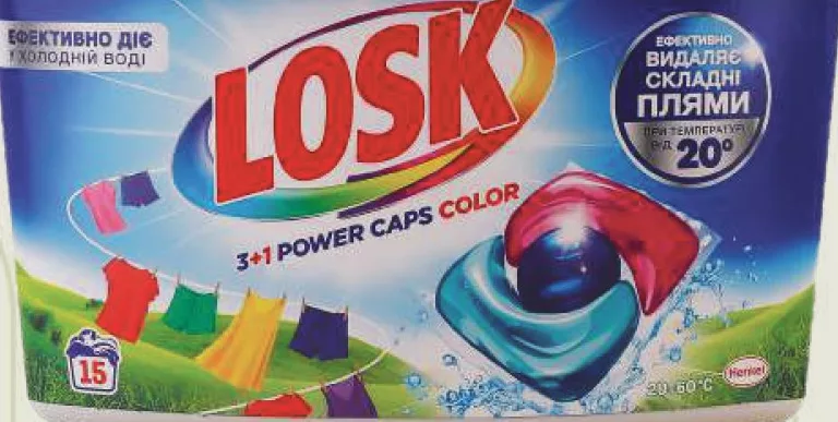 LOSK Color capsule Trio de rufe, 15 buc.; foto: 3+1 Power Caps Color; 28.09–18.10.2026 sau epuizarea stocului; magazine selectate; prețurile se pot schimba