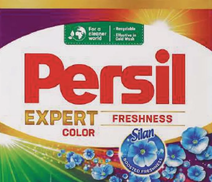 Persil Color detergent pudră automat, 2 cicluri, 300 g; foto: Expert Freshness Color Silan; 28.09–18.10.2026 sau epuizarea stocului; magazine selectate; prețurile se pot schimba