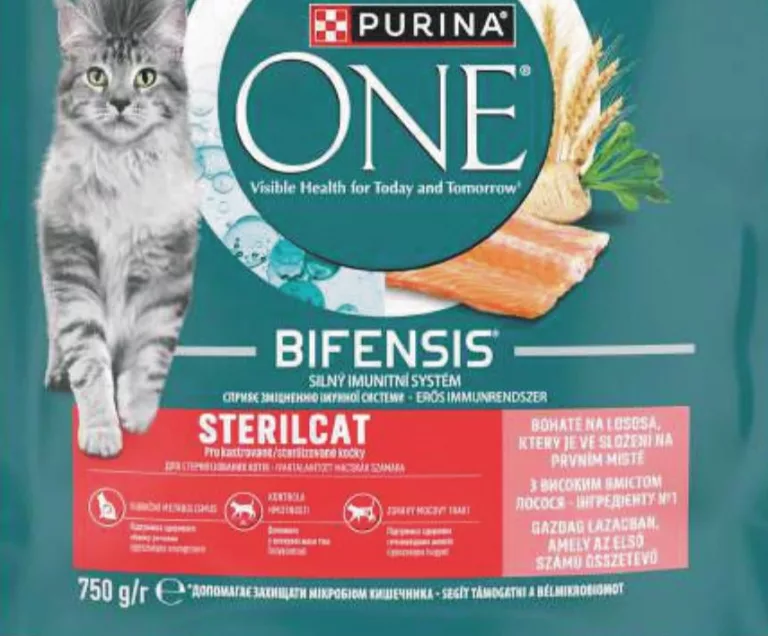 Purina One Bifensis Sterilcat Hrană pisici, somon,750g;28.09–18.10.26/stoc limitat;magazine selecte;preț variabil;vechi=medie rețea