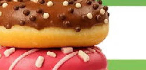 Gogoașă asortată20UAH la cumpărarea oricărei cafele; nu se cumulează cu alte promoții; perioada din textul mic ilizibilă; stoc limitat; magazine selectate; preț variabil