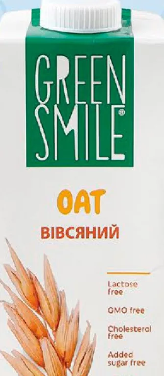 Green Smile băutură vegetală de ovăz 2,5%, 1 l; 05–11.10.2026/în limita stocului; magazine selectate; preț variabil; vechi=media rețelei
