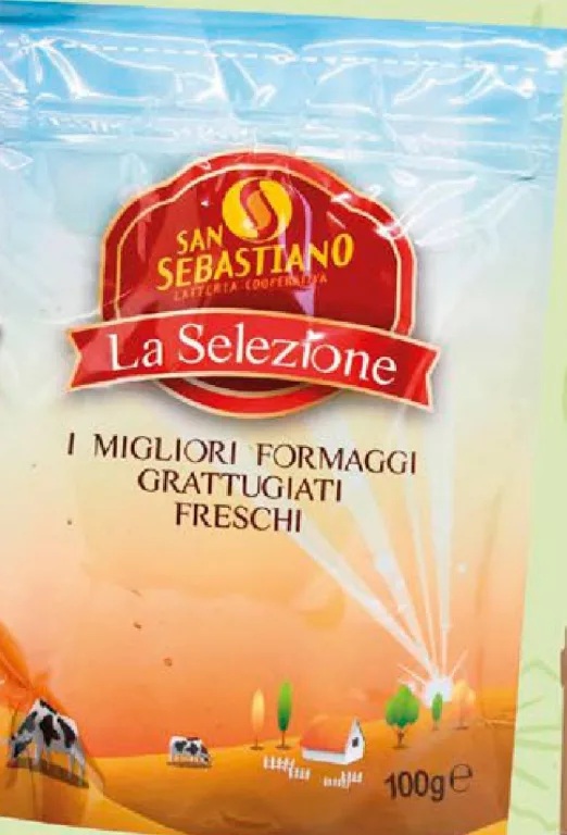 San Sebastiano Amestec de brânzeturi tari rase 32%, 100 g, Italia; 05–11.10.2026; stoc limitat; magazine selectate; prețuri variabile; preț vechi: media rețelei prepromoție