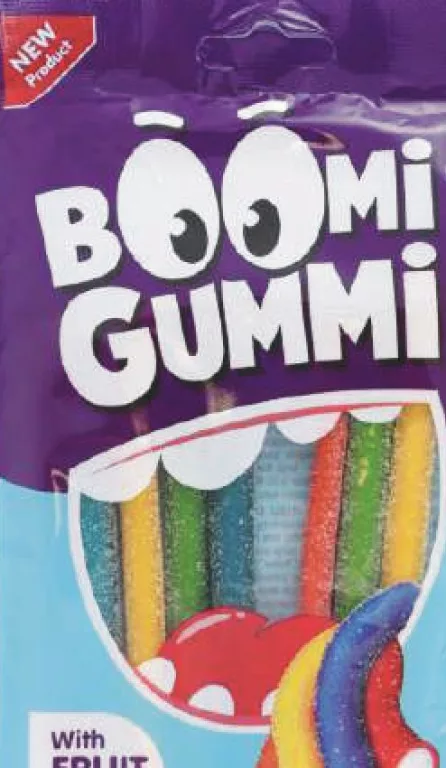 Jeleuri Boomi Gummi creioane / benzi colorate acre, 70 g; 05–11.10.2026 sau până la epuizare; magazine selectate; preț variabil; vechi=media rețelei prepromo