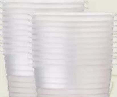 Artkros Pahare din plastic, 100 ml, 20 buc.; 28.09–18.10.2026; stoc limitat; magazine selectate; prețuri variabile; preț vechi: media rețelei prepromoție