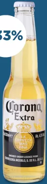 Пиво Corona Extra 4,2%, 0,33 л (12.10–25.10.2026)