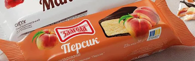 Zlagoda Brânzică glazurată Mac / Piersică, 23%, 36g; pentru categoriile indicate: max. 6 buc./bon