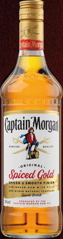Băutură alcoolică pe bază de rom Captain Morgan Original Spiced Gold, 35%, 500 ml; pentru categoriile indicate: max. 6 buc./bon